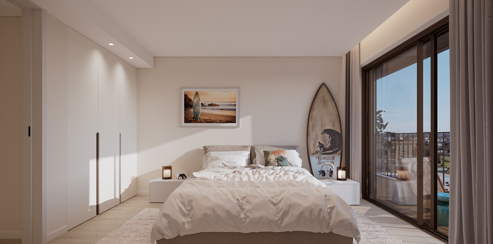 Quarto com varanda no Atlantic Natura